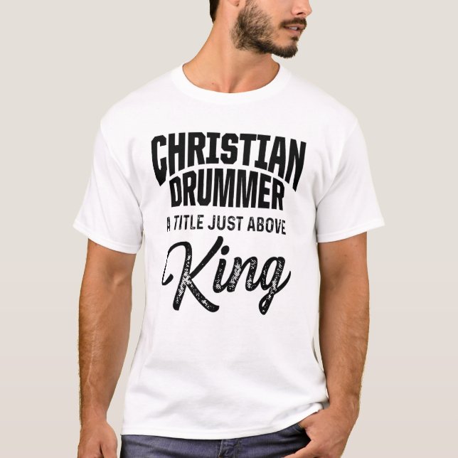 Camiseta Iglesia cristiana del tambor 78 (Anverso)