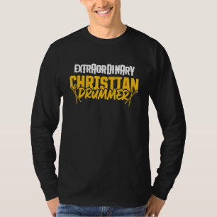 Camiseta Iglesia cristiana del tambor de culto 71