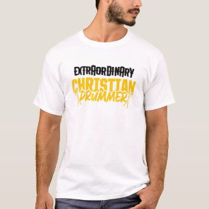 Camiseta Iglesia cristiana del tambor de culto 71