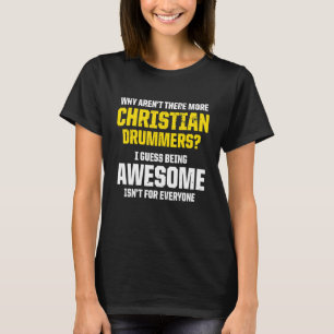 Camiseta Iglesia cristiana del tambor de culto 72
