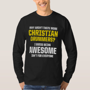 Camiseta Iglesia cristiana del tambor de culto 72