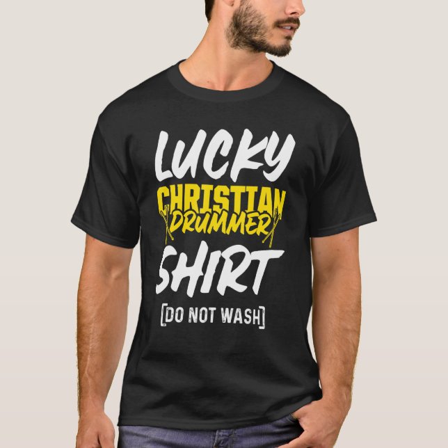 Camiseta Iglesia cristiana del tambor de veneración 29 (Anverso)