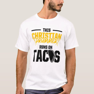 Camiseta Iglesia cristiana del tambor de veneración 55