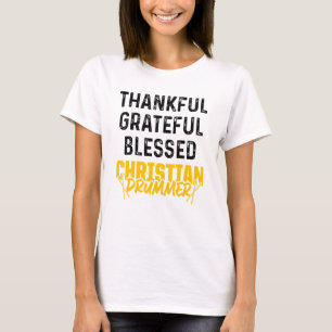 Camiseta Iglesia cristiana del tambor de veneración 56