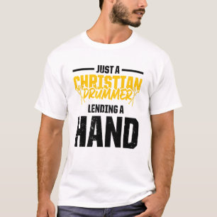 Camiseta Iglesia cristiana del tambor de veneración 58