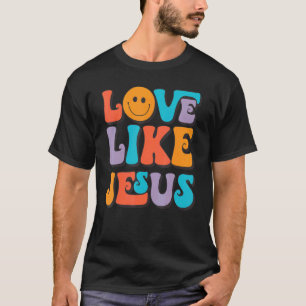 Camiseta Iglesia cristiana jesus Dios Biblia Verse Love Fai