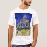 Camiseta Iglesia de Auvers, Van Gogh<br><div class="desc">Vincent Willem van Gogh (30 de marzo de 1853 a 29 de julio de 1890) fue un pintor holandés post-impresionista que figura entre las figuras más famosas e influyentes de la historia del arte occidental. En poco más de una década, creó unas 2.100 obras de arte, entre ellas unas 860...</div>