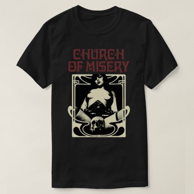 Camiseta Iglesia De La Banda Misery T-Shirt.png (Diseño del anverso)