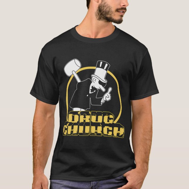 Camiseta Iglesia de la Droga Exterminar (Anverso)