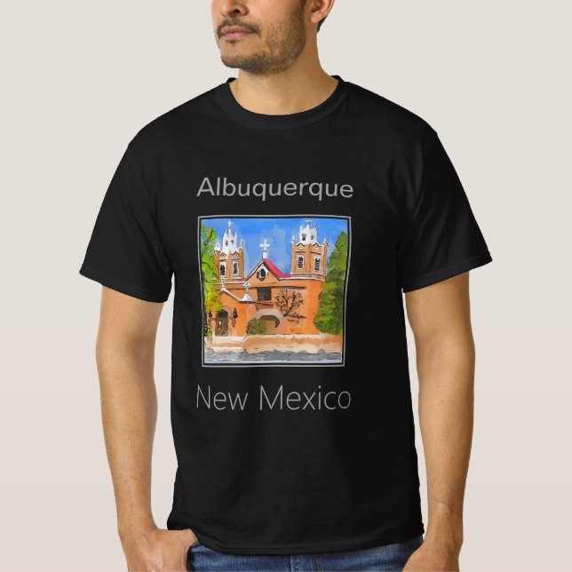 Camiseta Iglesia de la Misión San Felipe de Neri, Albuquerq (Anverso)