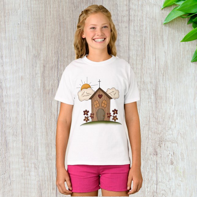 Camiseta Iglesia de madera (Subido por el creador)