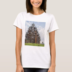 Camiseta Iglesia de madera ornamentada, Rusia