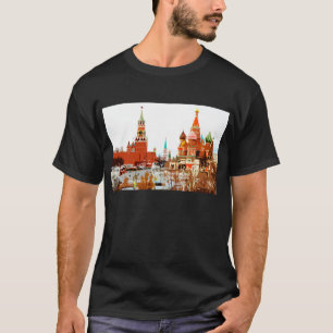 Camiseta Iglesia de Moscú Plaza Roja de San Basilio #1
