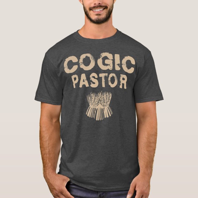 Camiseta Iglesia del COGIC Pastor Líder Fe Cristiana (Anverso)