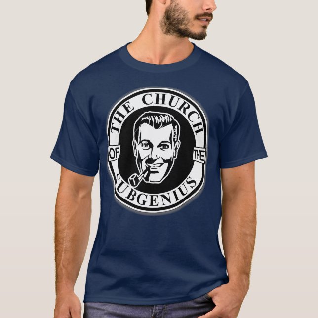 Camiseta Iglesia del Profeta de la Parodia Religiosa SubGen (Anverso)