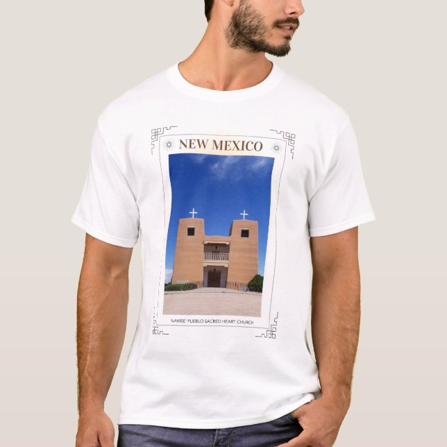Camiseta Iglesia del Pueblo Sagrado Corazón de Nuevo México (Anverso)