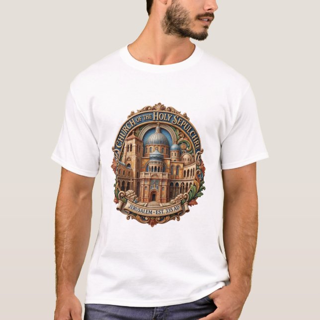CAMISETA IGLESIA DEL SANTO SEPULCRO JERUSALÉN (Anverso)