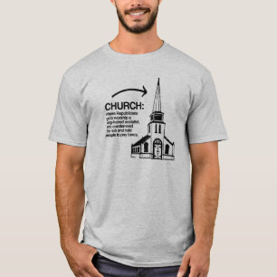CAMISETA IGLESIA - DONDE LOS REPUBLICANOS VAN A ADORAR