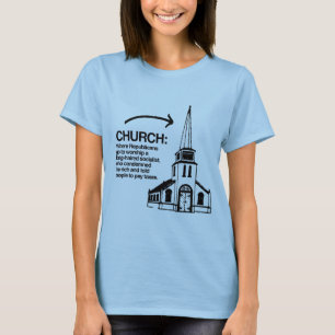 CAMISETA IGLESIA - DONDE LOS REPUBLICANOS VAN A ADORAR