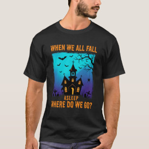 Camiseta Iglesia Embrujada de Halloween Adónde Vamos
