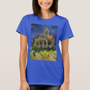 Camiseta Iglesia en Auvers-sur-Oise por Vincent van Gogh