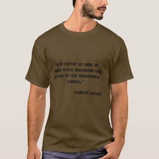 Camiseta Iglesia en la cervecería