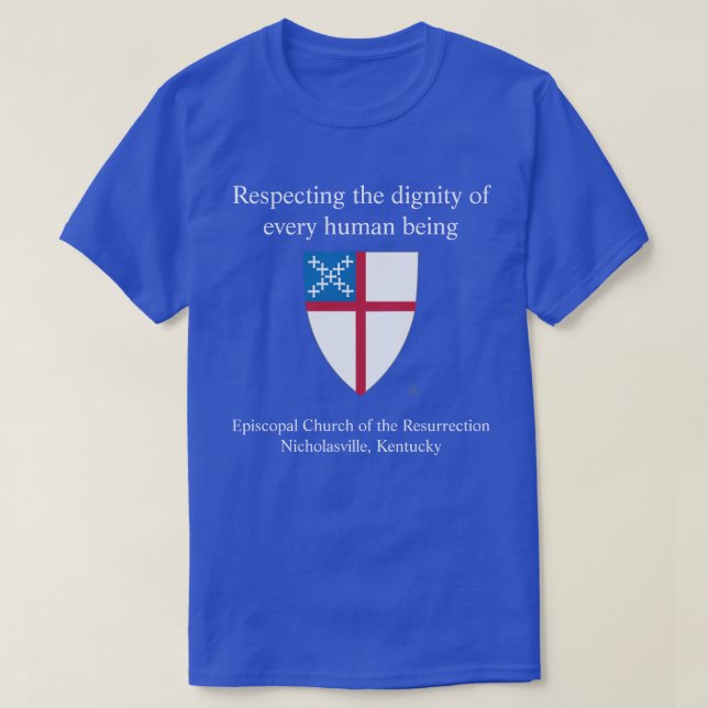 Camiseta Iglesia Episcopal de la Resurrección (Diseño del anverso)