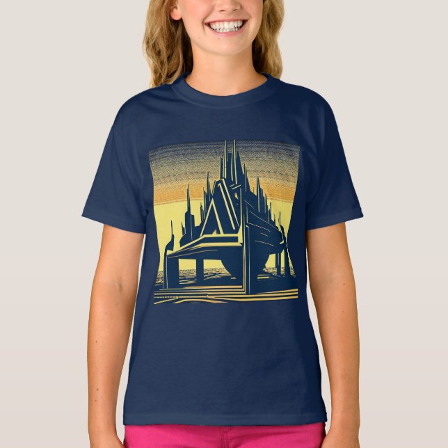 Camiseta Iglesia Futurista de SF 2 (Anverso)