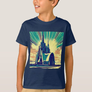 Camiseta Iglesia Futurista de SF 3