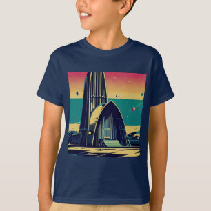 Camiseta Iglesia Futurista de SF 3