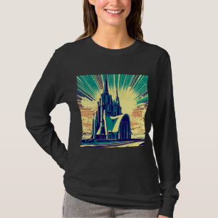 Camiseta Iglesia Futurista de SF 3