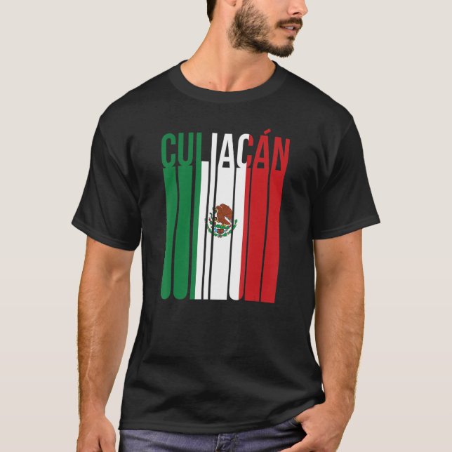 Camiseta Iglesia mexicana retro de Sinaloa culiacana vacant (Anverso)