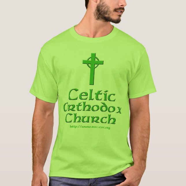 Camiseta Iglesia ortodoxa celta (Anverso)