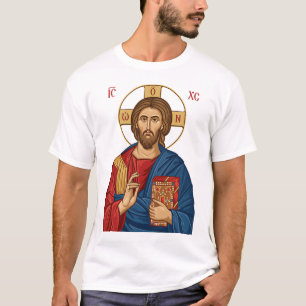 Camiseta Iglesia ortodoxa de Europa del Este Lord Jesus Cri