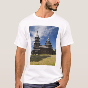 Camiseta Iglesia ortodoxa rusa de madera tradicional