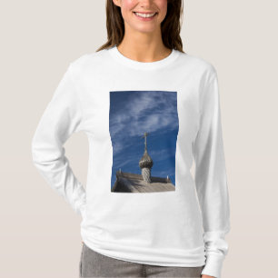 Camiseta iglesia ortodoxa rusa de madera tradicional