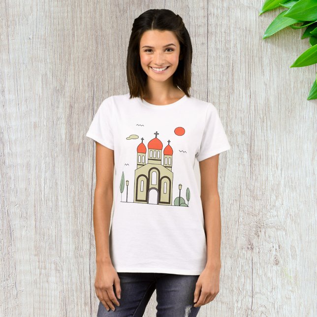 Camiseta Iglesia Ortodoxa Rusa minimalista (Subido por el creador)