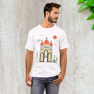 Camiseta Iglesia Ortodoxa Rusa minimalista
