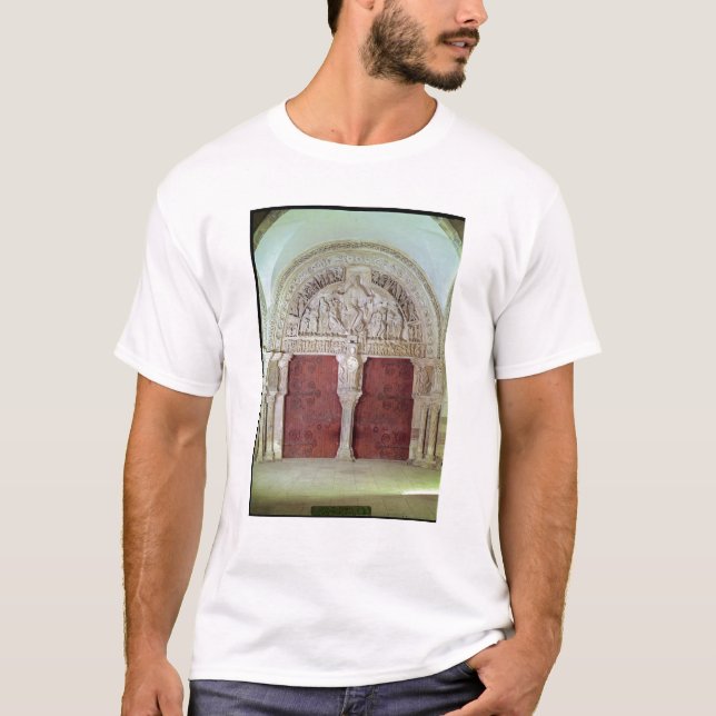 Camiseta Iglesia porta central Sainte-Madelaine de Narthex (Anverso)