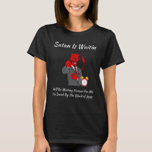 Camiseta Iglesia religiosa cristiana Satán Dios Satanás esp