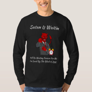 Camiseta Iglesia religiosa cristiana Satán Dios Satanás esp