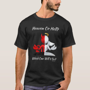 Camiseta Iglesia Religiosa Cristiana Satanás Dios Cielo O T