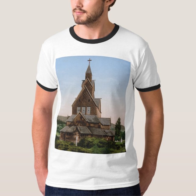 Camiseta Iglesia Stave en Noruega (feat. 1900) (Anverso)