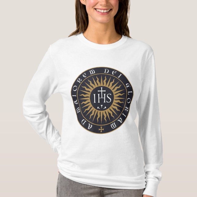 Camiseta Ignacio de la Loyola Sociedad de Jesús Católico (Anverso)