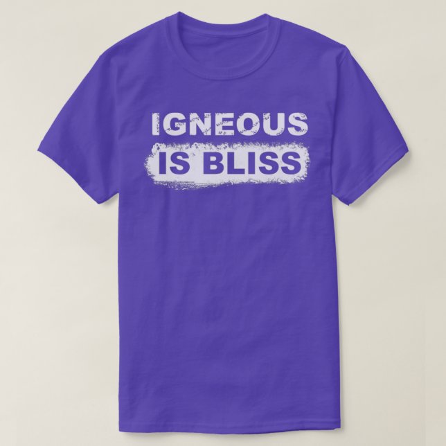 Camiseta Igneous es Bliss (Diseño del anverso)