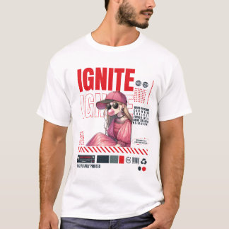 Camiseta IGNITE Aura bloqueada - Desig Poster de Anime Stre