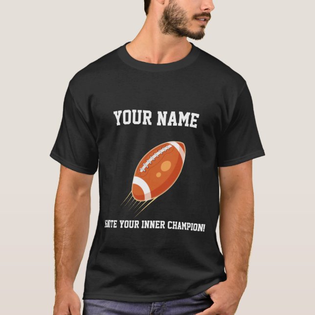 Camiseta "¡Ignora a tu campeón interior!" EQUIPO RUGBY (Anverso)
