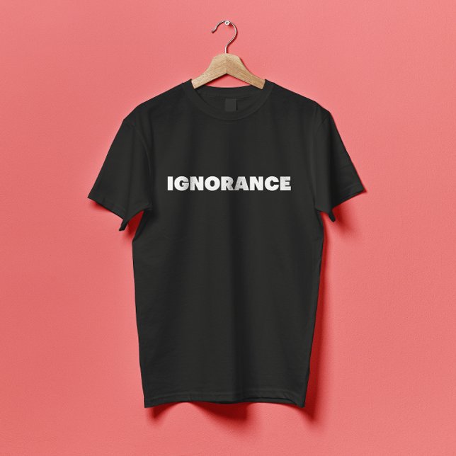 Camiseta IGNORANCIA cara enmascarada Brutalismo Calzado (Subido por el creador)