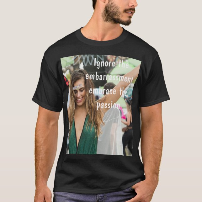 Camiseta Ignorar la vergüenza (Anverso)