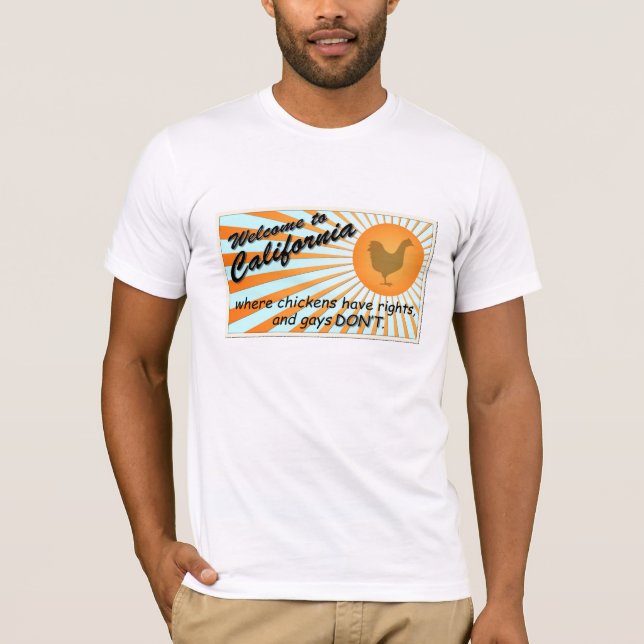 Camiseta igual de las derechas de California (Anverso)